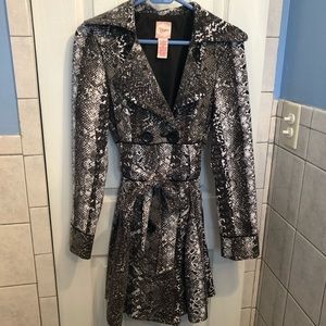 Tie Waist Trench Jacket